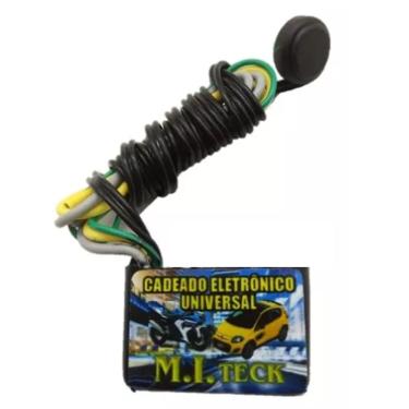 Imagem de Alarme Bloqueador Cadeado Eletrônico Univ Mi Teck Carro Moto