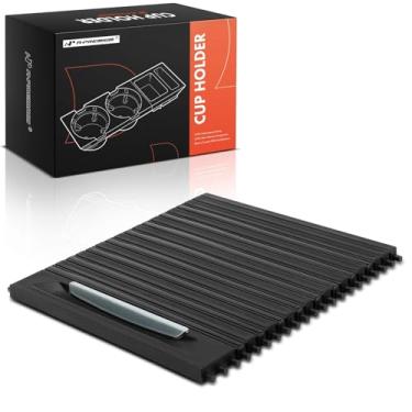 Imagem de A-Premium Suporte de copo compatível com BMW X5 2014-2018, X6 2015-2019, console central frontal, preto