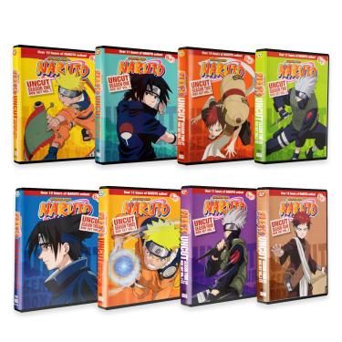 Imagem de Naruto Complete Series - 8 Box Sets - Coleção De Dvd: Temporadas 1-4 (220 Episódios) (Inclui Dublagem Em Inglês E Japonês!)