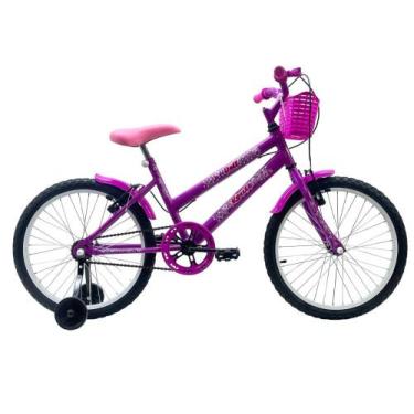 Imagem de Bicicleta  De Passeio Infantil Route Doll Aro 20 14  Freios V-brakes C