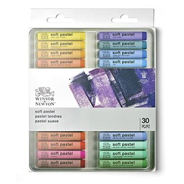Imagem de Winsor & Newton Conjunto de pastel profissional, contagem (pacote com 1), 30 cores