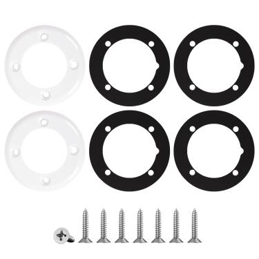 Imagem de BROQIXIN 2 placas frontais de vinil SPX1408B e junta SPX1408C compatível com kit de montagem de parede de piscina Hayward