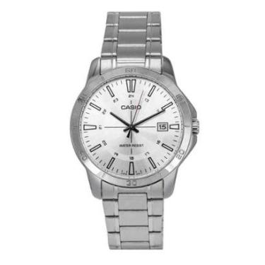 Imagem de Relógio Casio Prata Masculino MTP-V004D-7CUDF-SC-Masculino