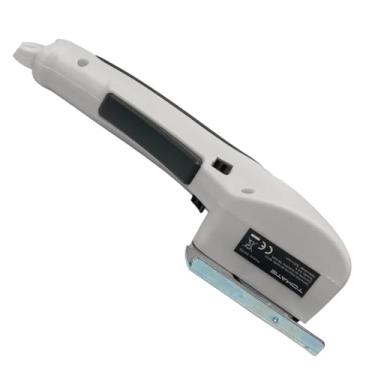 Imagem de Cortador de Tecido Rotativo Elétrico, Lâmina Circular, Ergonômico, Cinza e Preto