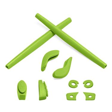 Imagem de Eye Opening Stuff Kits de borracha para substituição e nariz compatíveis com óculos de sol Oakley Juliet - Verde claro