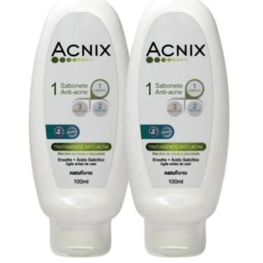 Imagem de SABONETE ANTIACNE ACNIX 100ml NATUFLORES 2un