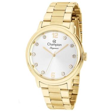 Imagem de Relógio Champion Feminino Dourado Fosco Cn28437h