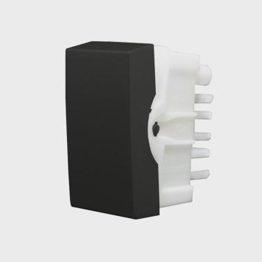 Imagem de Módulo Interruptor Bipolar Simples Inova Pro Class Alumbra Preto Ébano