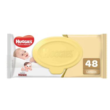 Imagem de Lenço umedecido huggies puro E natural 48 unidades