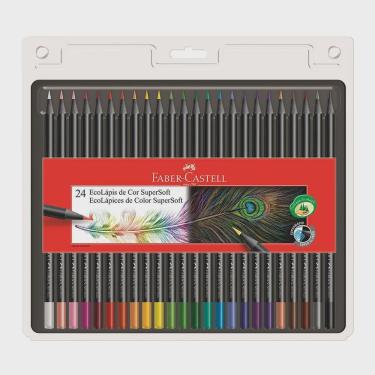 Imagem de Caixa Lápis de Cor Ecolápis Soft com 24 Cores Faber-castell 120724