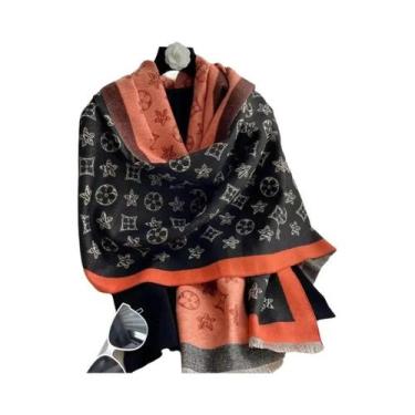 Imagem de Cachecol De Caxemira Estilo Boêmio Feminino Para Outono Inverno Quente