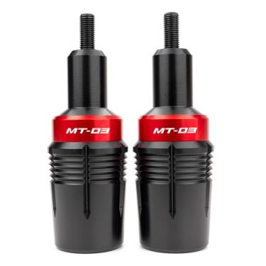 Imagem de MOWOK Adequado para MT03 MT-03 MT 03 2014-2025 2024 2023 2022 2021 Acessórios de motocicleta sem corte Kits de quadro Sliders Protetor de colisão Protetor de motor Proteção contra quedas Pad (Vermelho