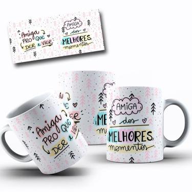 Imagem de Caneca Amizade É Tudo – Presente Perfeito para Melhor Amiga(o)