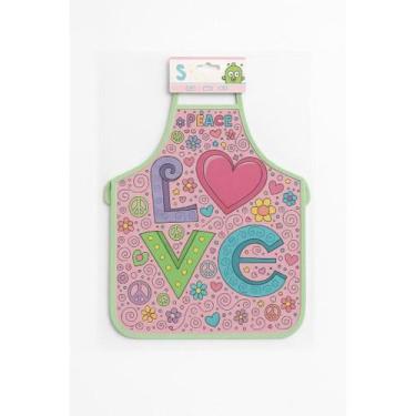 Imagem de Avental Infantil Estampado Escola Pintura Crianças Aquarela - Gedex, L