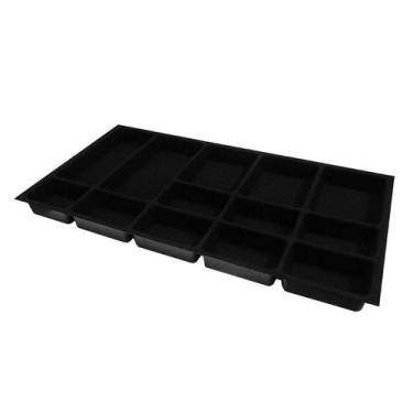 Imagem de Porta Jóia Pj 01 700Mm X 410Mm Preto Aveludado - Moldplast