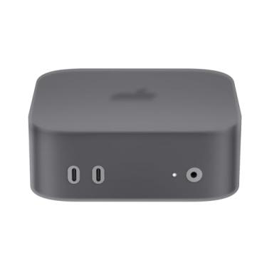 Imagem de Writiany Capa protetora de silicone para Mac mini M4/M4 Pro 2024 à prova de choque, à prova de poeira, à prova d'água, antiarranhões (preto)