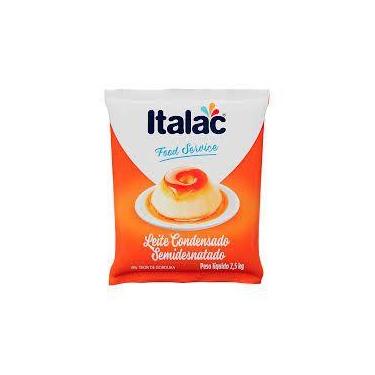 Imagem de LEITE CONDENSADO SEMIDESNATADO ITALAC 2,5KG Caixa com 4 Un - mercearia
