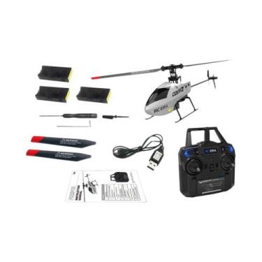 Imagem de Helicóptero RC De 6 Canais C129 V2 Controle Remoto Carregamento Brinqu