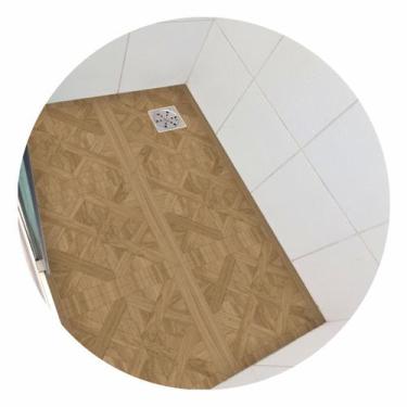 Imagem de Piso vinil antiderrapante para box Mosaico de tacos - 1,20 x 0,80 metr