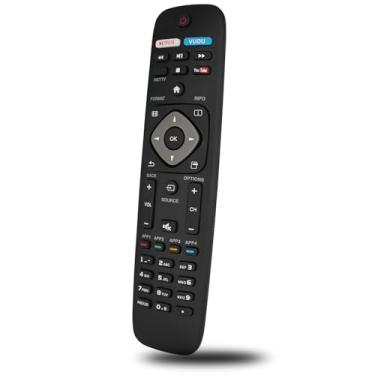 Imagem de Controle remoto de substituição compatível com Philips Smart TV 43PFL4609 43PFL4609/F7 43PFL4609F7 43PFL4909 43PFL4909/F7 43PFL4909F7 49PFL4609 49PFL4609/F7 49PFL49PFL4609/F7 49PFL49PFL4609/F7 4609FF