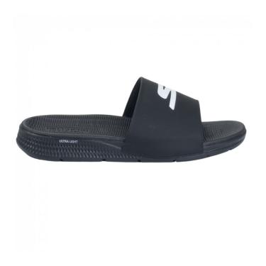 Imagem de Chinelo Skechers Go Consistent Slide Preto e Branco Masculino