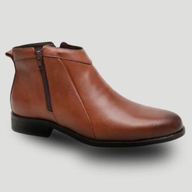 Imagem de Bota Masculina Botina Chelsea Em Couro Montaria Vaquejada Country - Wi