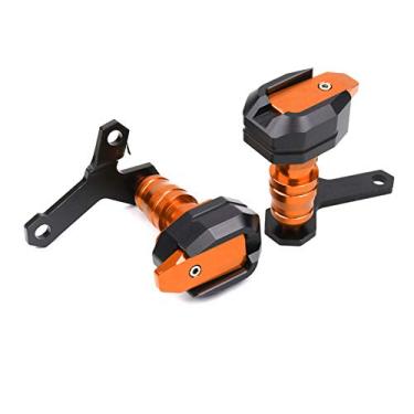 Imagem de Acc-Creativity Motocicleta CNC Alumínio Motor Crash Guard Case Frame Sliders Protector Proteção contra quedas para Yamaha XJ6 XJ-6N XJ6N 2009-2015 (Laranja)