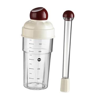 Imagem de Bothyi Conjunto de coqueteleira, misturador de bebidas, garrafa, acessórios de bar para chá de frutas, Vermelho