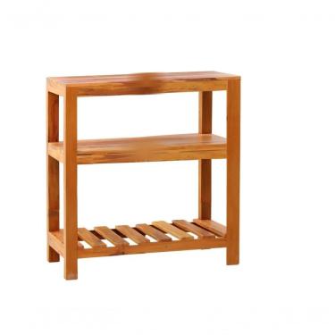 Imagem de Aparador Ilha Bancada 80 Cm Madeira Maciça Natural