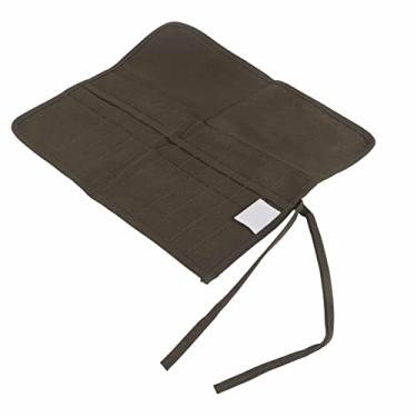 Imagem de 22 Slots Artist Brush Pouch Roll Up Binch Brush Surfter Brushes Organizer para Desenho de Escovas de óleo de Aquarela de Caneta Pintura de Pintura de Suprimentos de Armazenamento Com 2 Camadas de