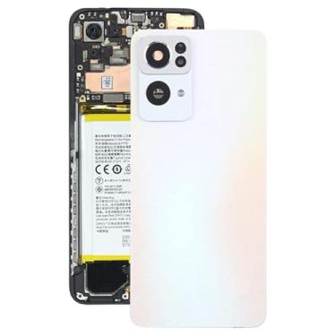Imagem de Peças de substituição de telefone celular Para a tampa traseira da bateria Oppo Reno7 Pro original com a capa da lente da câmera Acessórios telefônicos