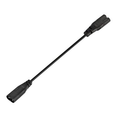 Imagem de GINTOOYUN Cabo De Alimentação Iec 320 C8 Para C7, Adaptador Extensão Macho E Fêmea 1 Pé 8 Dígitos, 250 V 2,5 A, Ca Substituição Monitor Computador, Smart Tv, Etc. (0,3 M)