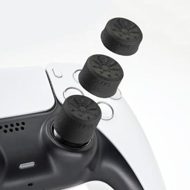 Imagem de Luck&Link Conjunto De Capa Para Joystick Analógico Switch Pro/Ps5 Dualsense/Xbox [Xsx/Xb1] (Preto)