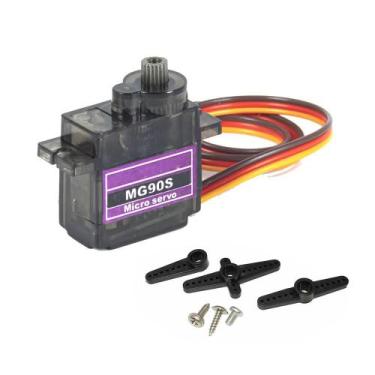 Imagem de Todo Metal Engrenagem Mg90s Servo Para Helicóptero Avião Barco Carro R