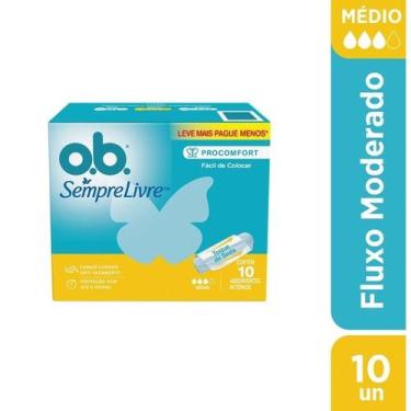 Imagem de Absorvente Interno O.B Sempre Livre Procomfort Médio 10 Unidades - JOH