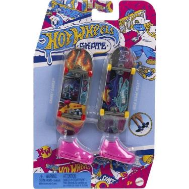 Imagem de Hot Wheels Skate + Tenis Retro GNARLY Gamer e HIGH Score Mattel HXL17