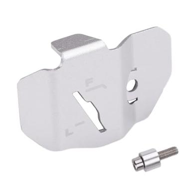 Imagem de LEDISHUN Motocicleta para Dax125 Monkey125 Bomba de Freio Traseiro Tanque de Fluido Copo de Óleo Protetor de Tampa do Reservatório (para Veículo Honda) (Prata)