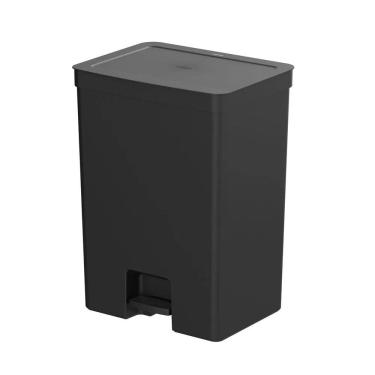 Imagem de Lixeira com Pedal Trium 50 L Preto Ou