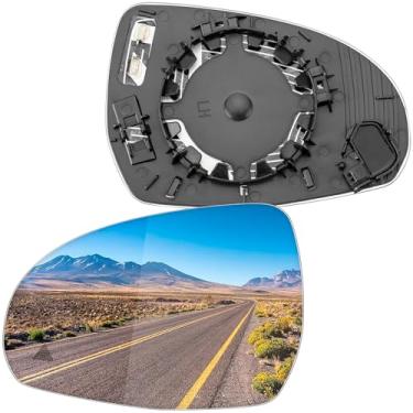 Imagem de LOIYLLEN Substituição do espelho lateral do motorista para Mercedes Benz W206 C260 C300 C43, W223 S Class, X254 GLB, V295 EQE, V297 EQS - Vidro do espelho do lado esquerdo, retrovisor elétrico