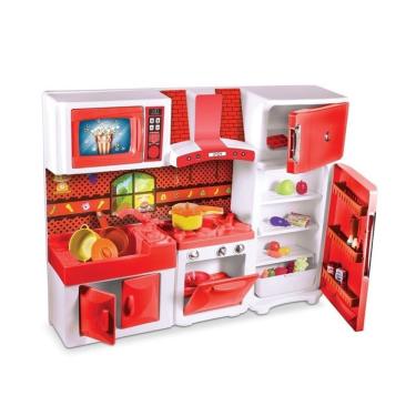 Imagem de Cozinha Completa Max Collection Premium vermelha - Lua De Cristal