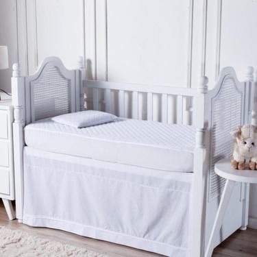 Imagem de Protetor Colchão Berço Impermeável Matelado 01 Peça - Branco