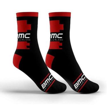 Imagem de Meia Ciclismo Cano Longo Corrida Mtb Bike Bicicleta Bmc - Decole