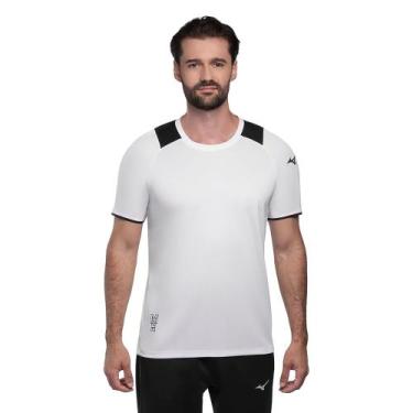 Imagem de Camiseta de Treino Masculina Mizuno Soul New 4, Branco, M