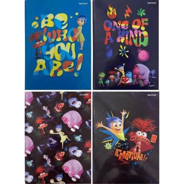 Imagem de Caderno Brochura Capa Dura - 80 Folhas - Divertida Mente 2 - StarSchoo