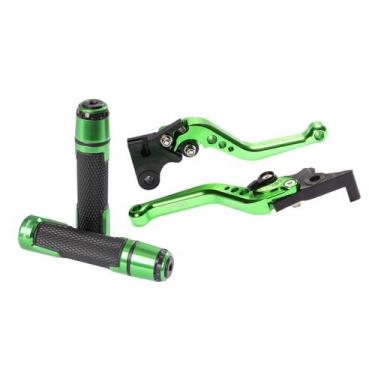Imagem de Kit Manopla Pegasus Manete CB250F CG150 A DISCO - Stark Race, Verde