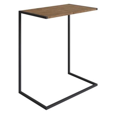 Imagem de Mesa Lateral Estilo Industrial 27886 Vermont/preto - Artesano
