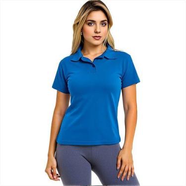 Imagem de Camisa Polo Feminina Camiseta Gola Atacado Uniforme Piquet - Vesttuari