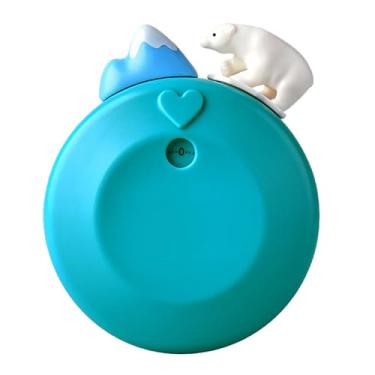 Imagem de Cartoon Urso Kitchen Timer Mechanical Timer Lembrete da Ferramenta de contagem regressiva do temporizador para cozinhar e estudar em casa (Azul)