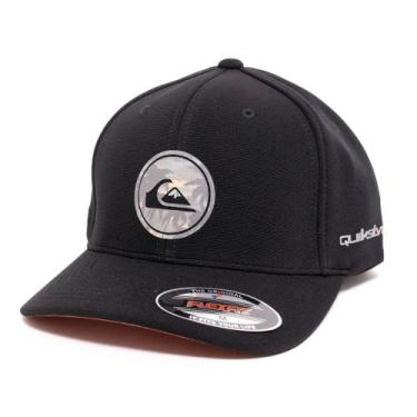 Imagem de Boné Quiksilver Gradient Round Tropicamo, M, Preto