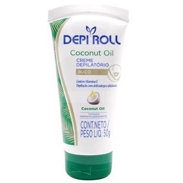 Imagem de Creme Depilatório para o Buço DepiRoll - Coconut Oil 50g-Feminino